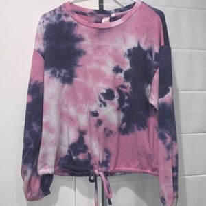 Tie dye cozy sweater